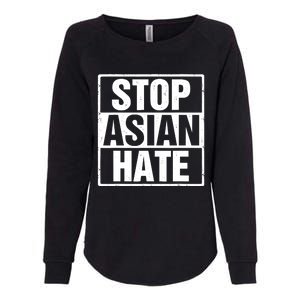 Stop Asian Hate Womens California Wash Sweatshirt