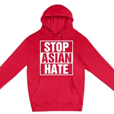 Stop Asian Hate Premium Pullover Hoodie