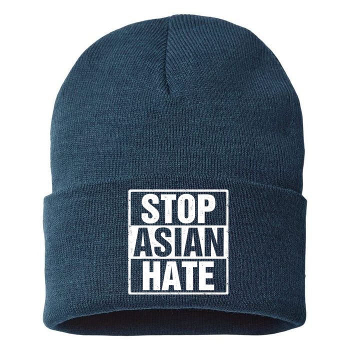 Stop Asian Hate Sustainable Knit Beanie