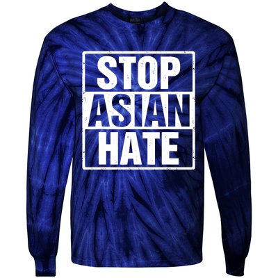 Stop Asian Hate Tie-Dye Long Sleeve Shirt