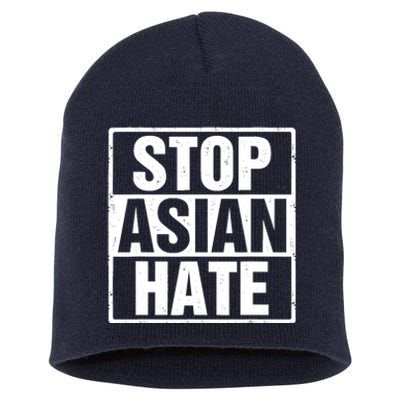 Stop Asian Hate Short Acrylic Beanie