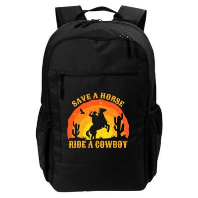 Save A Horse Ride Me A Cowboy Backpack
