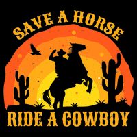 Save A Horse Ride Me A Cowboy Backpack