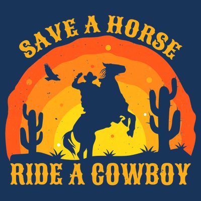 Save A Horse Ride Me A Cowboy T-Shirt