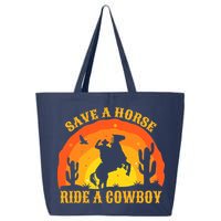 Save A Horse Ride Me A Cowboy 25L Jumbo Tote