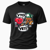 Swagazon Associate Heart Says Vto Wallet Says Vet Cooling Performance Crew T-Shirt