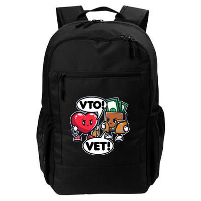 Swagazon Associate Heart Says Vto Wallet Says Vet Backpack