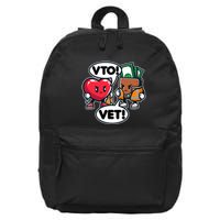 Swagazon Associate Heart Says Vto Wallet Says Vet 16 in Basic Backpack