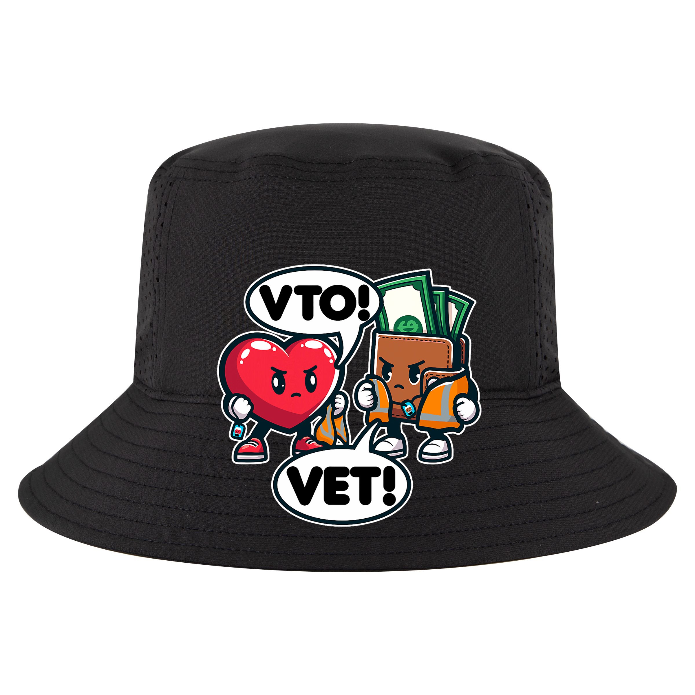 Swagazon Associate Heart Says Vto Wallet Says Vet Women's Crop Top Tee