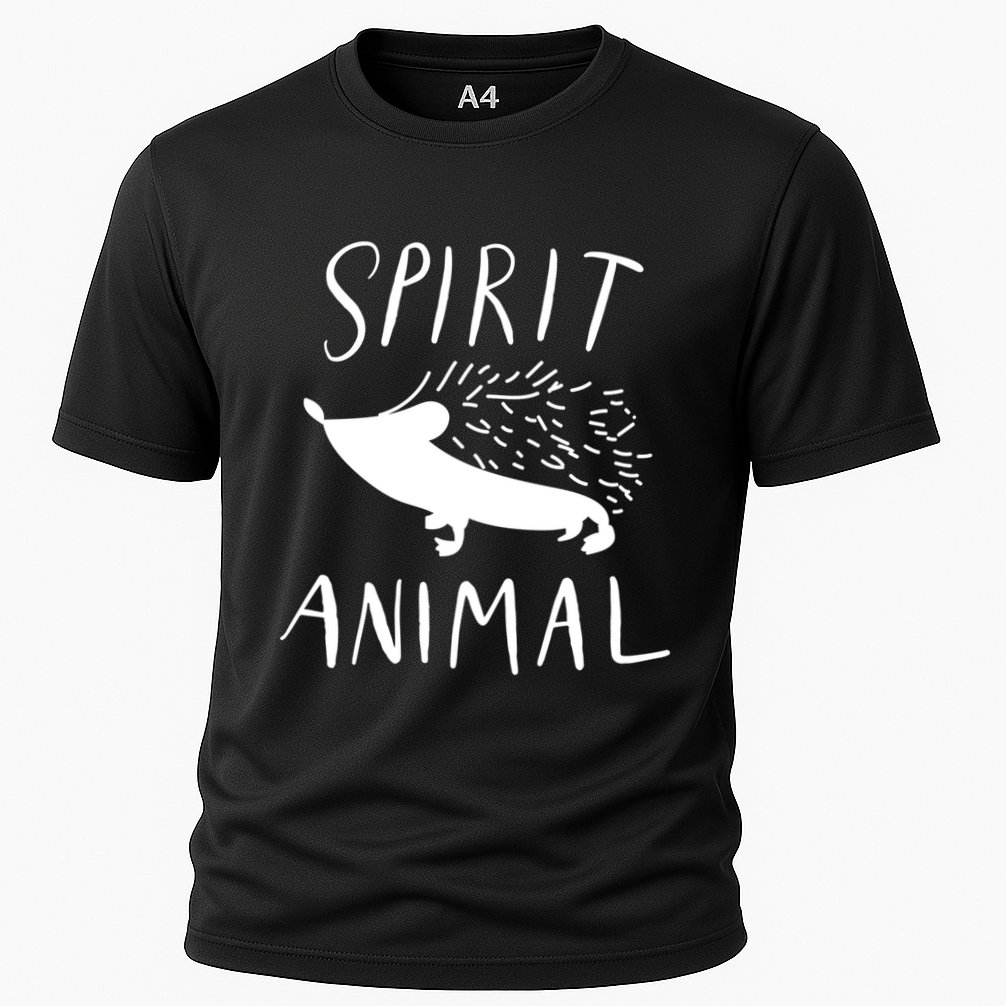 Spirit Animal Hedgehog Gift Funny Gift Performance Shirt