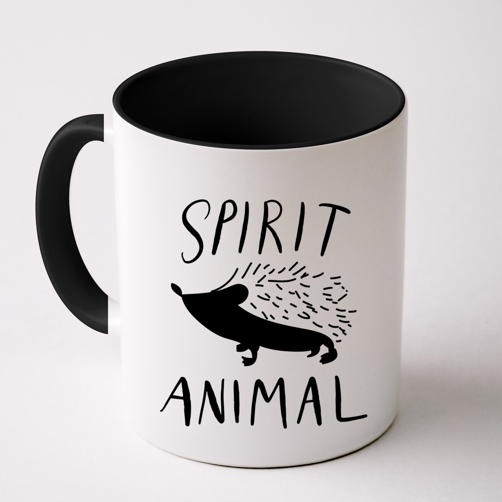 Spirit Animal Hedgehog Gift Funny Gift Mug