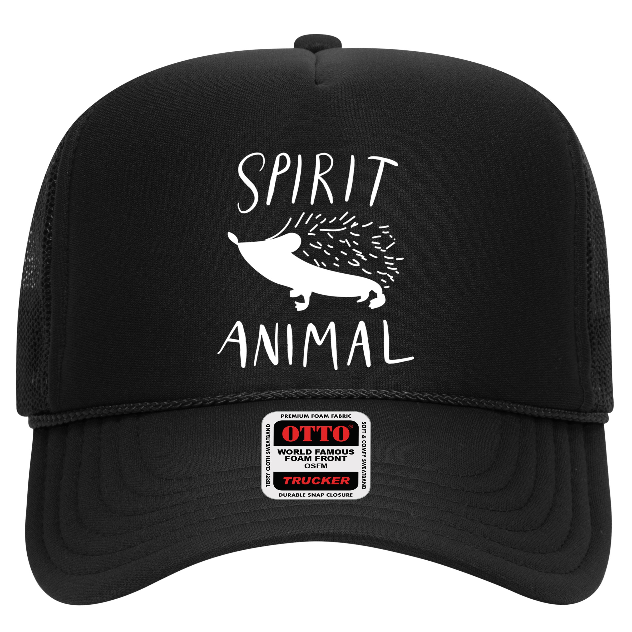 Spirit Animal Hedgehog Gift Funny Gift Hat