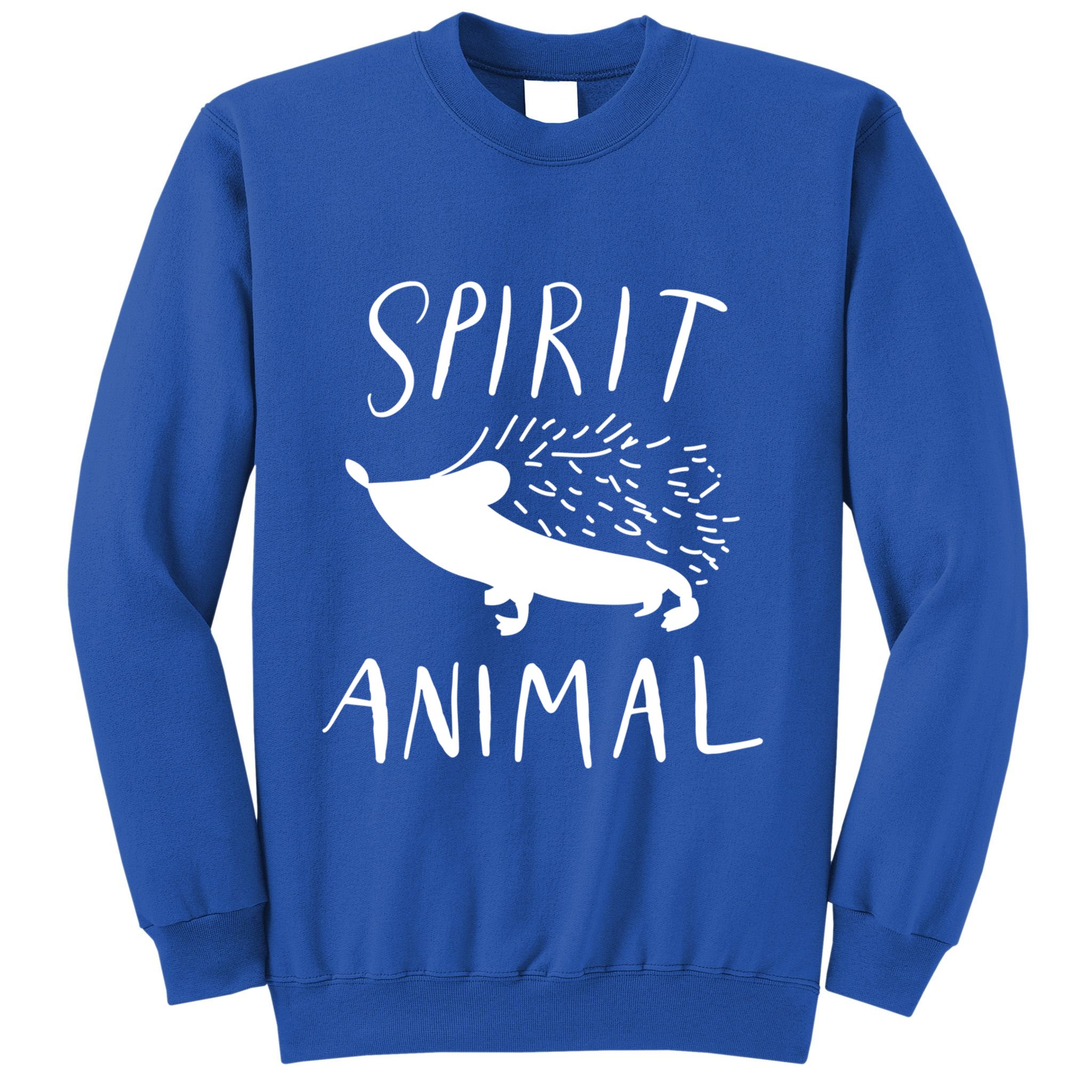 Spirit Animal Hedgehog Gift Funny Gift Sweatshirt
