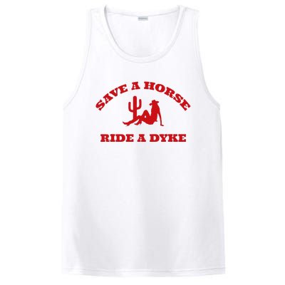 Save A Horse Ride A Dyke Funny Quotes PosiCharge Competitor Tank