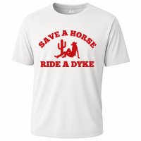 Save A Horse Ride A Dyke Cooling Performance Crew T-Shirt