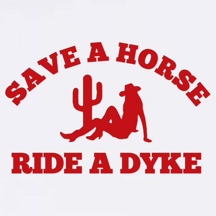 Save A Horse Ride A Dyke Flat Bill Trucker Hat