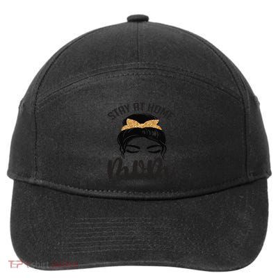 Stay At Home Mom 7-Panel Snapback Hat