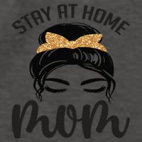 Stay At Home Mom Vector Backpack