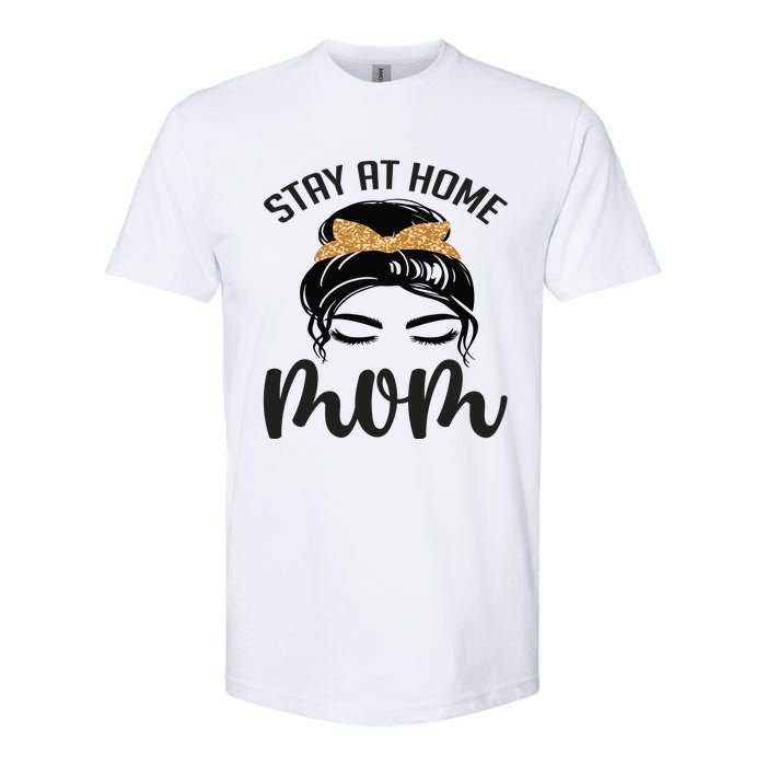 Stay At Home Mom Softstyle CVC T-Shirt