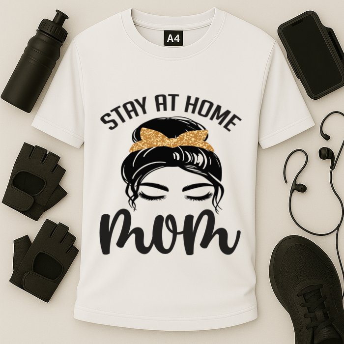 Stay At Home Mom Cooling Performance Crew T-Shirt