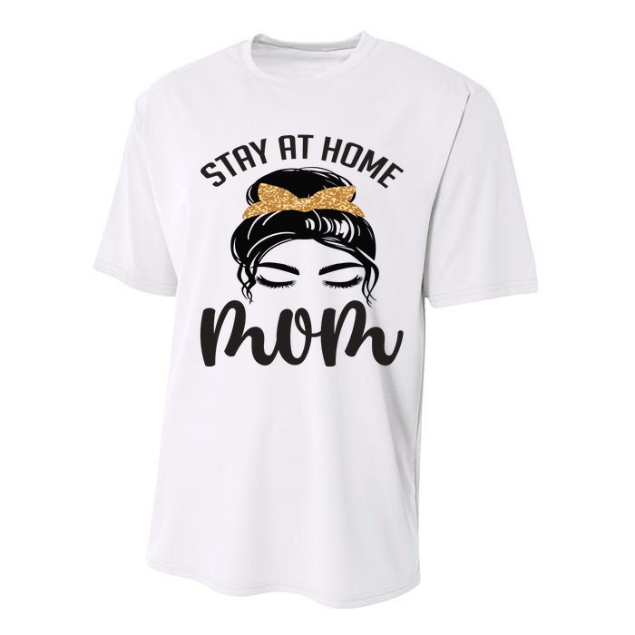 Stay At Home Mom Performance Sprint T-Shirt