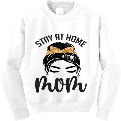 Stay At Home Mom Kids Sweatshirt