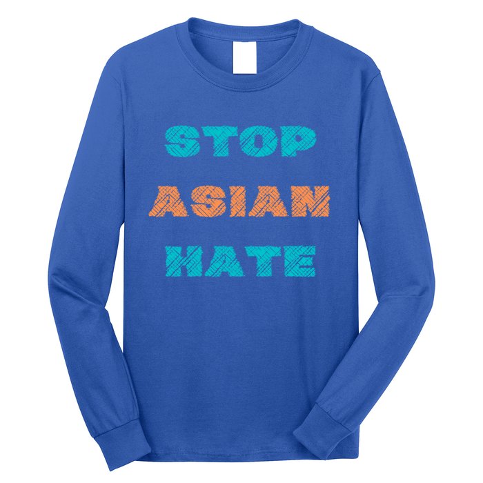 Stop Asian Hate Proud To Be Asian American Cute Gift Long Sleeve Shirt