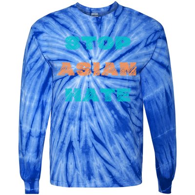 Stop Asian Hate Proud To Be Asian American Cute Gift Tie-Dye Long Sleeve Shirt