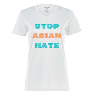 Stop Asian Hate Proud To Be Asian American Cute Gift Women's Momentum V-Neck T-Shirt