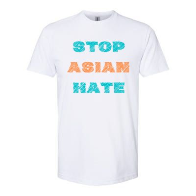 Stop Asian Hate Proud To Be Asian American Cute Gift Softstyle CVC T-Shirt