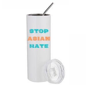 Stop Asian Hate Proud To Be Asian American Cute Gift Stainless Steel Tumbler