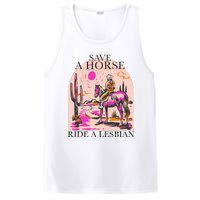 Save A Horse Ride A Lesbian Cowboy Lgbtq Western Retro PosiCharge Competitor Tank