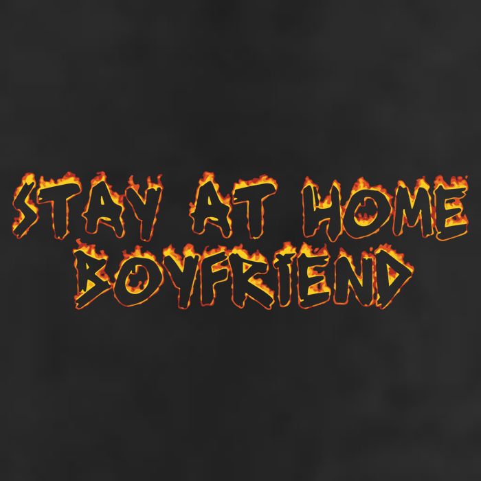 Stay At Home Boyfriend 7 Panel Mesh Trucker Snapback Hat