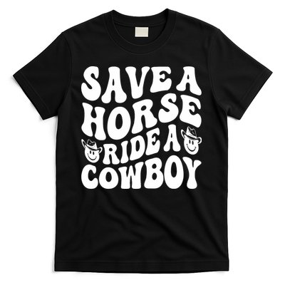Save A Horse Ride A Cowboy Oversized Western T-Shirt