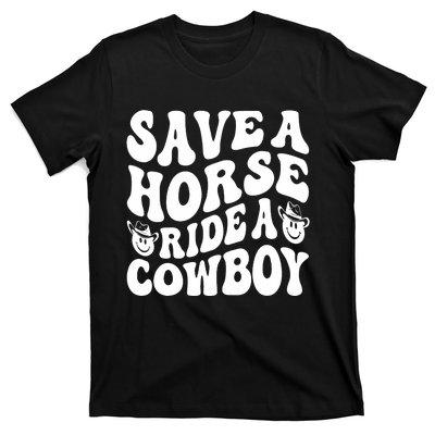 Save A Horse Ride A Cowboy Oversized Western T-Shirt