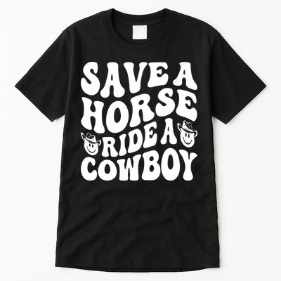 Save A Horse Ride A Cowboy Oversized Western Tall T-Shirt