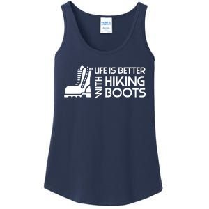 Sayings About Hiking Boots Hiking Lover Ladies Essential Tank