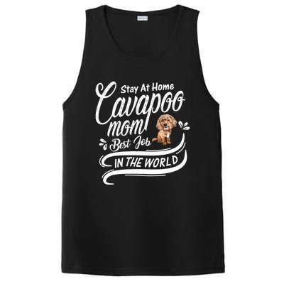 Stay At Home Cavapoo Mom Best Job In The World Funny Gift PosiCharge Competitor Tank