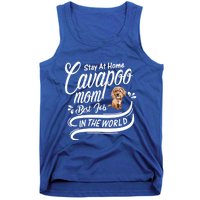 Stay At Home Cavapoo Mom Best Job In The World Funny Gift Tank Top