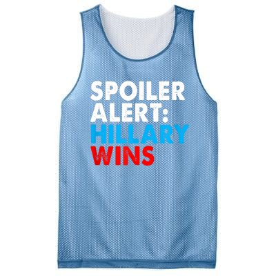 Spoiler Alert Hillary Wins Mesh Reversible Basketball Jersey Tank