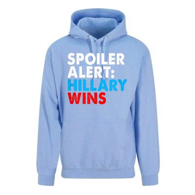 Spoiler Alert Hillary Wins Unisex Surf Hoodie