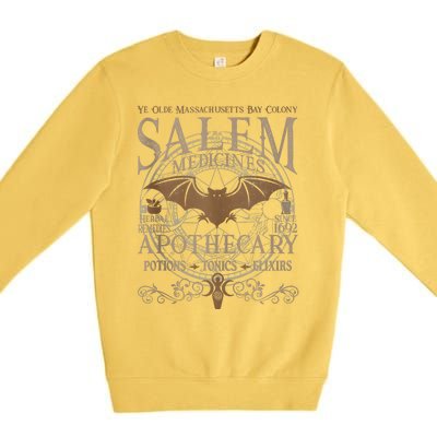 Salem Apothecary Halloween Witch Premium Crewneck Sweatshirt