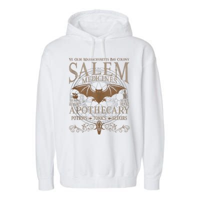 Salem Apothecary Halloween Witch Garment-Dyed Fleece Hoodie