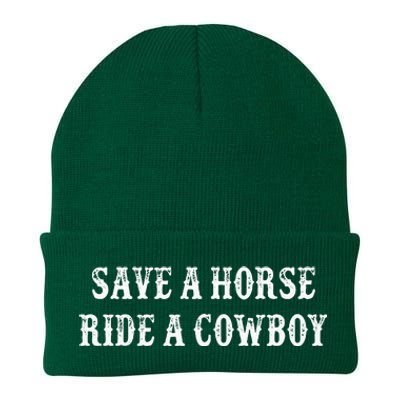 Save A Horse Ride A Cowboy Vintage Style Knit Cap Winter Beanie