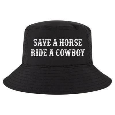 Save A Horse Ride A Cowboy Vintage Style Cool Comfort Performance Bucket Hat