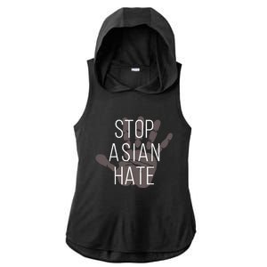 Stop Asian Hate Civil Rights Activist Equality Anti Racism Gift Ladies PosiCharge Tri-Blend Wicking Draft Hoodie Tank