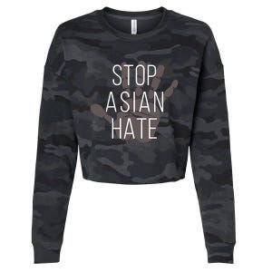 Stop Asian Hate Civil Rights Activist Equality Anti Racism Gift Cropped Pullover Crew