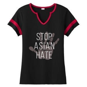 Stop Asian Hate Civil Rights Activist Equality Anti Racism Gift Ladies Halftime Notch Neck Tee