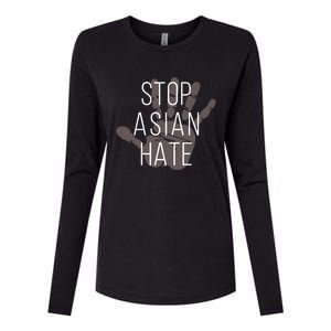 Stop Asian Hate Civil Rights Activist Equality Anti Racism Gift Womens Cotton Relaxed Long Sleeve T-Shirt