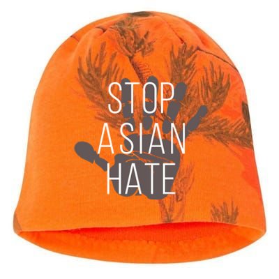 Stop Asian Hate Civil Rights Activist Equality Anti Racism Gift Kati - Camo Knit Beanie